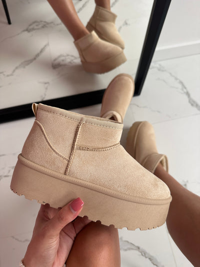 Mila® | Colinda Beige Stiefel