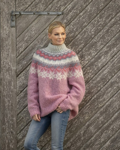 Bellaso -  Hinreißender gemusterter Pullover