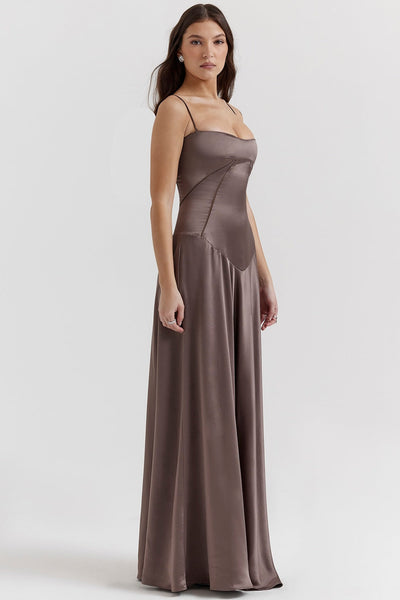 Ada - Elegantes Abendkleid mit Trägern