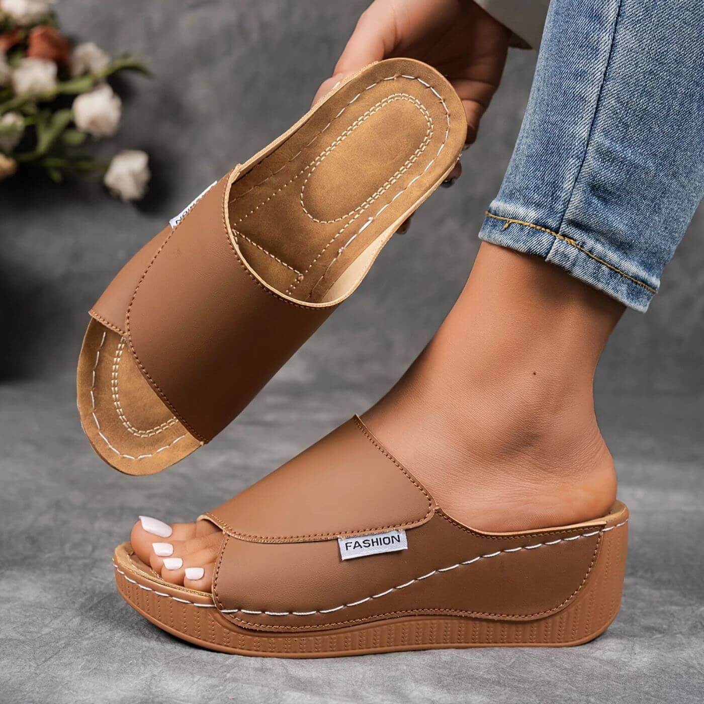 Ronja™ – Bequeme Ergonomische Schmerzlindernde Sandalen