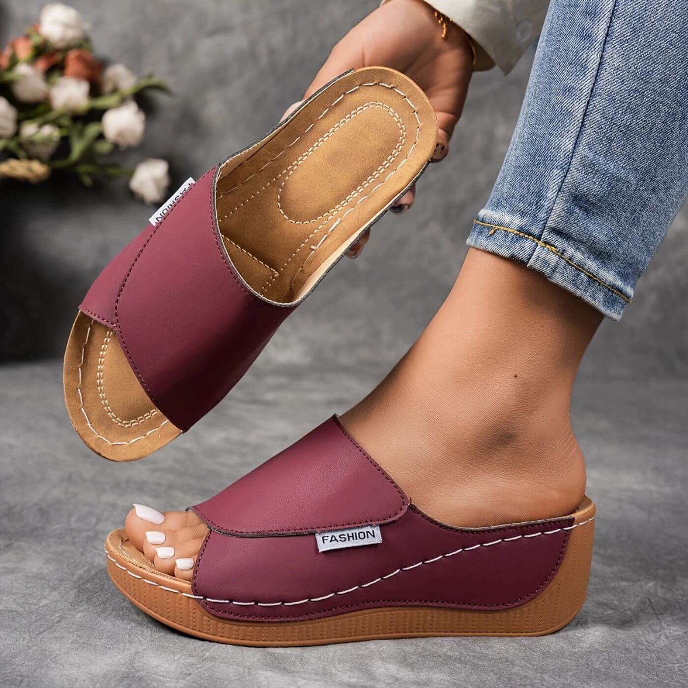 Ronja™ – Bequeme Ergonomische Schmerzlindernde Sandalen