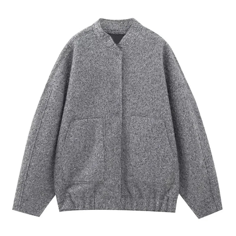 Bellaso - Oversized Bomber Jacke