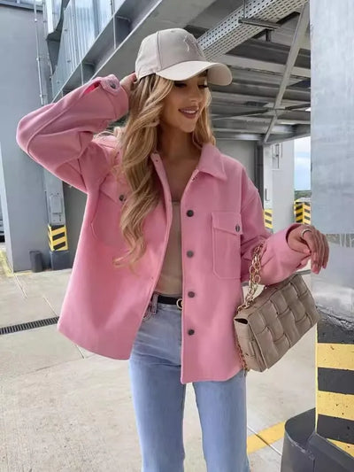 Bellaso - Trendy Knöpfe Jacke