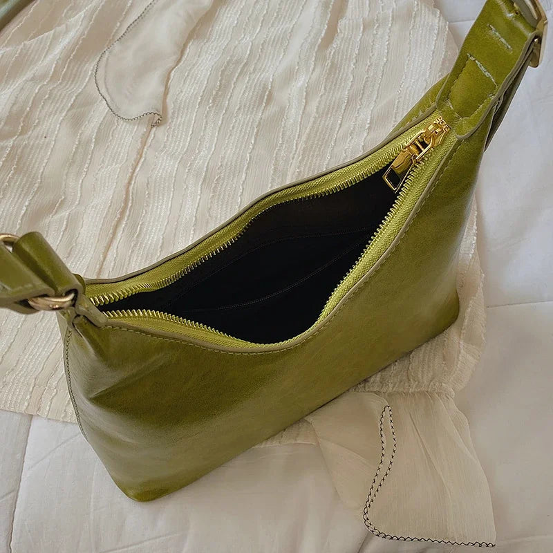 Bellaso - Halbmoon Luxus Schultertasche