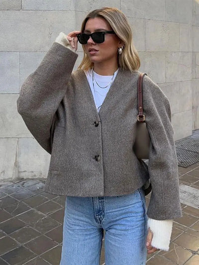 Bellaso - Warme Oversized Cardigan