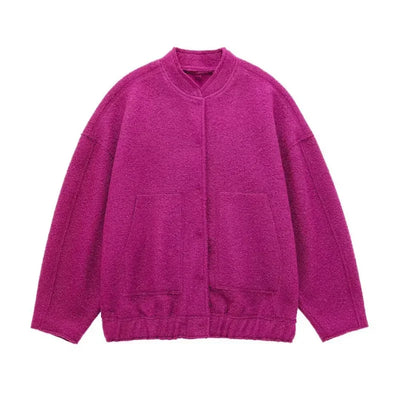 Bellaso - Oversized Bomber Jacke