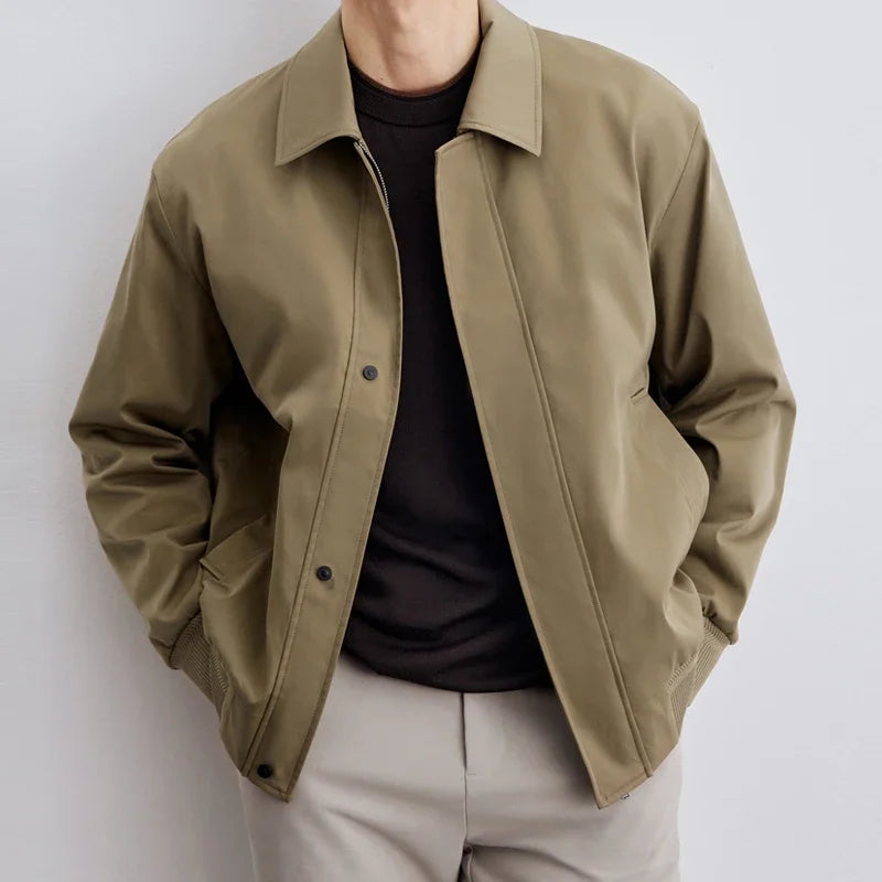 Schneider Mode | Herren-Blousonjacke mit Reißverschluss und klassischem Kragen