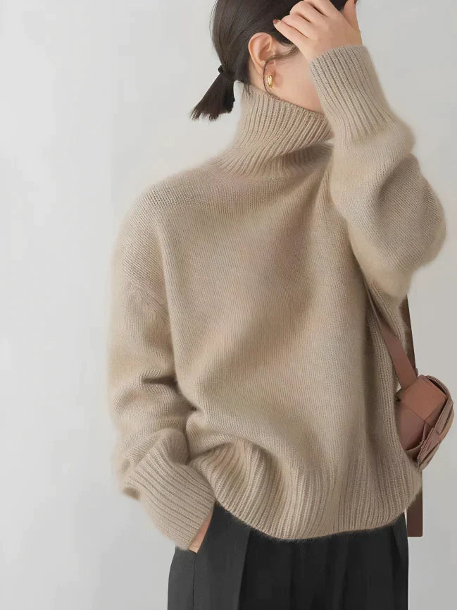 Bellaso – stylischer rollkragenpullover für den frühling