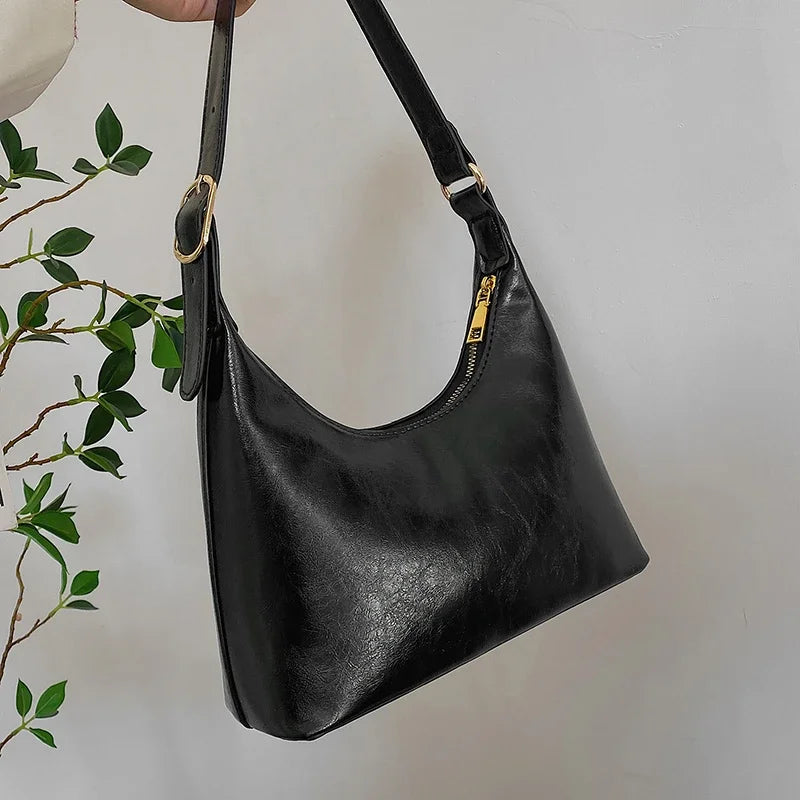 Bellaso - Halbmoon Luxus Schultertasche
