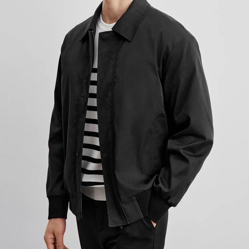 Schneider Mode | Herren-Blousonjacke mit Reißverschluss und klassischem Kragen