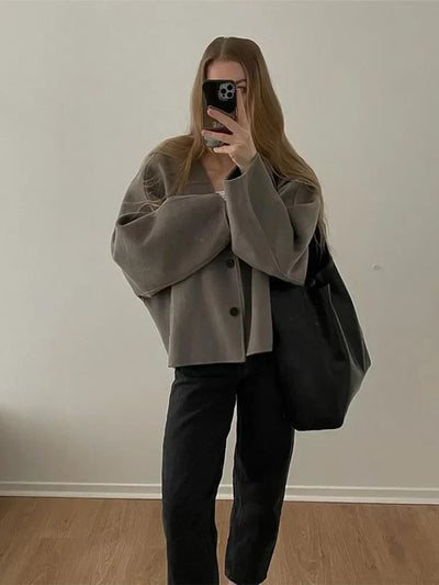 Bellaso - Warme Oversized Cardigan