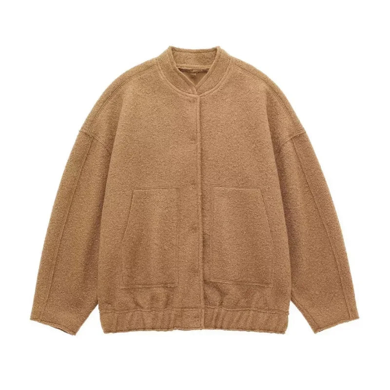 Bellaso - Oversized Bomber Jacke