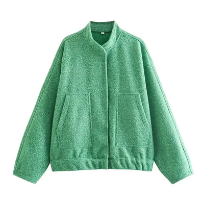 Bellaso - Oversized Bomber Jacke