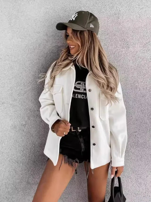 Bellaso - Trendy Knöpfe Jacke