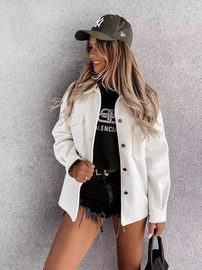 Bellaso - Trendy Knöpfe Jacke