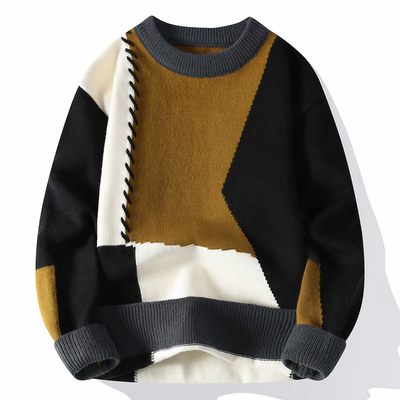 Strickpulli mit Fransenmuster für Herren