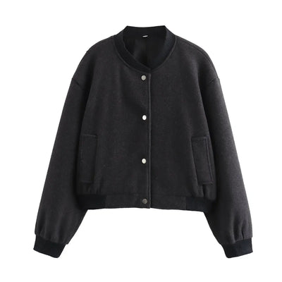 Bellaso - Cropped Bomberjacke