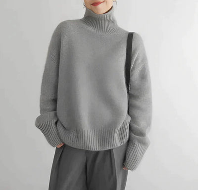 Bellaso – stylischer rollkragenpullover für den frühling
