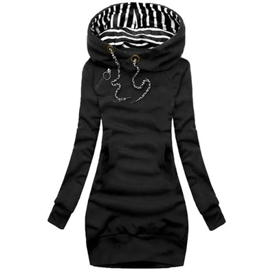 Bellaso - Trendiger Kapuzenpullover mit langen Ärmeln