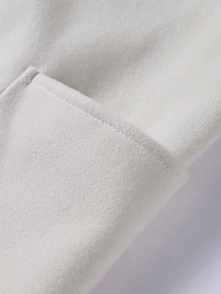 Schneider Mode | Bequem Damen-Asymmetrischer Wollmantel