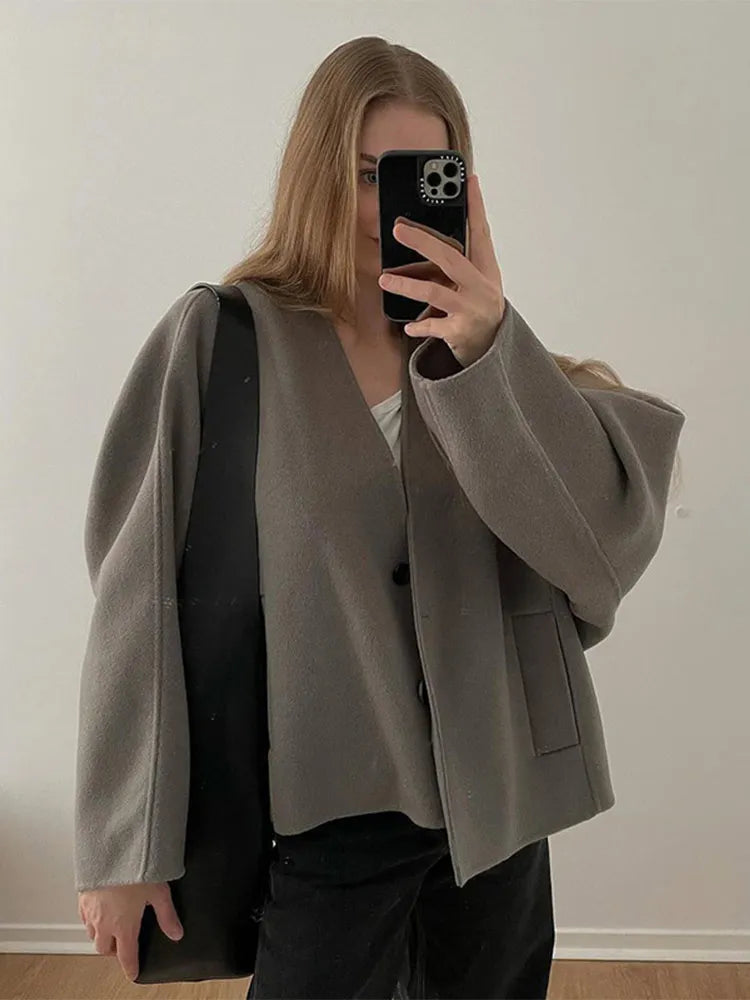 Bellaso - Warme Oversized Cardigan