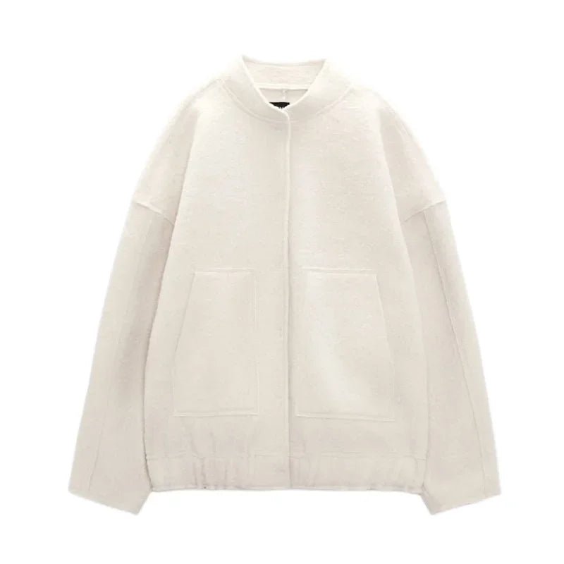 Bellaso - Oversized Bomber Jacke
