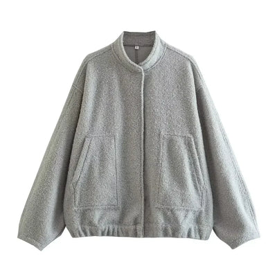 Bellaso - Oversized Bomber Jacke