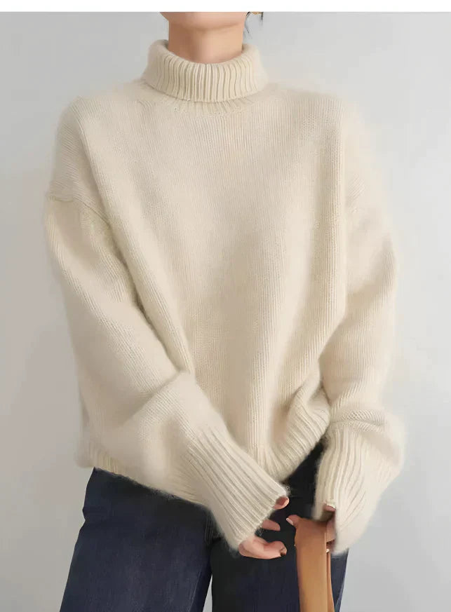 Bellaso – stylischer rollkragenpullover für den frühling