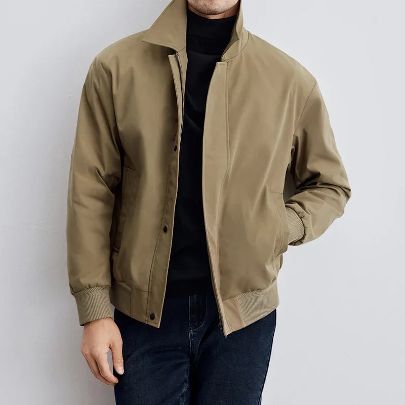 Schneider Mode | Herren-Blousonjacke mit Reißverschluss und klassischem Kragen
