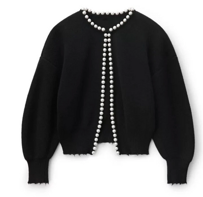 Bellaso - Schicker Perlen Cardigan