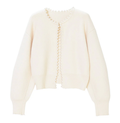 Bellaso - Schicker Perlen Cardigan