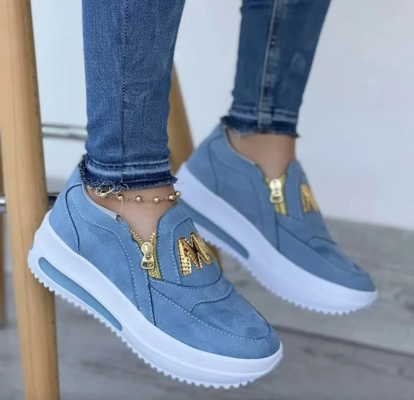 ZipStep | Bequeme Turnschuhe mit Gummisohle