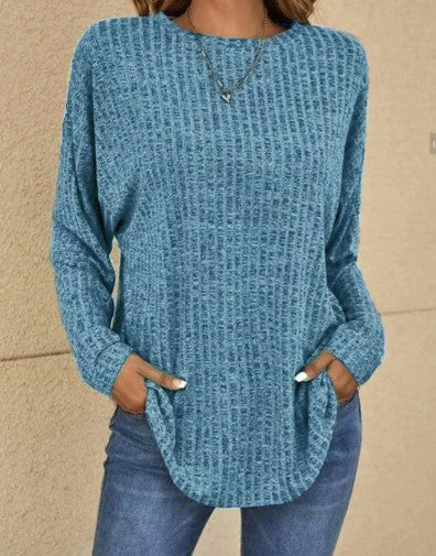 Bellaso – langärmeliger wollpullover für den frühling
