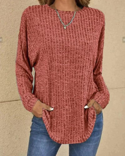 Bellaso – langärmeliger wollpullover für den frühling