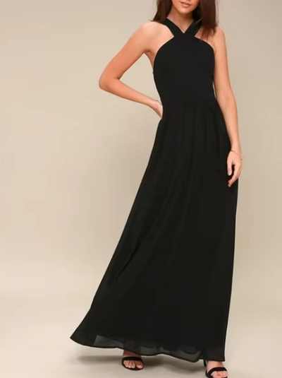 Bellaso Luxus Langes Kleid | Mühelose lässige Eleganz für jeden Anlass