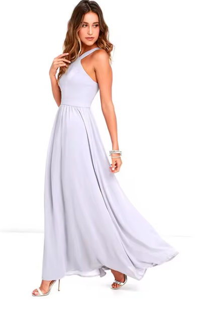 Bellaso Luxus Langes Kleid | Mühelose lässige Eleganz für jeden Anlass