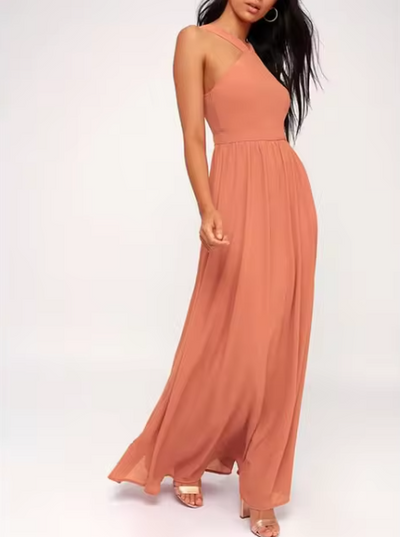 Bellaso Luxus Langes Kleid | Mühelose lässige Eleganz für jeden Anlass