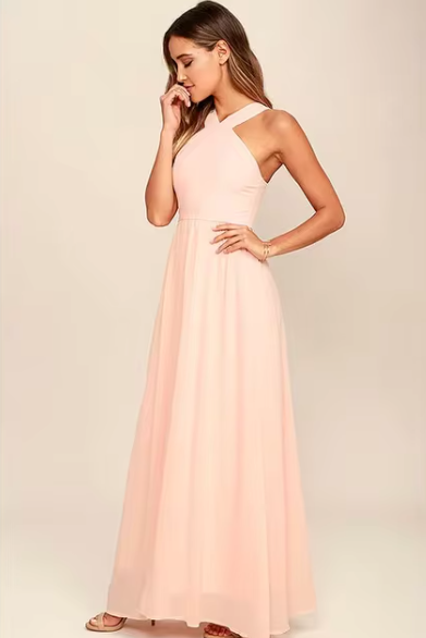 Bellaso Luxus Langes Kleid | Mühelose lässige Eleganz für jeden Anlass