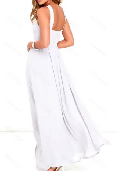 Bellaso Luxus Langes Kleid | Mühelose lässige Eleganz für jeden Anlass