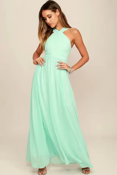 Bellaso Luxus Langes Kleid | Mühelose lässige Eleganz für jeden Anlass
