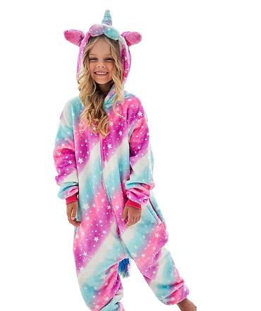 Bellaso – kinder-einhorn-galaxie-einteiler für mädchen