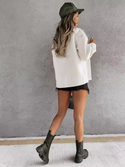 Bellaso - Trendy Knöpfe Jacke