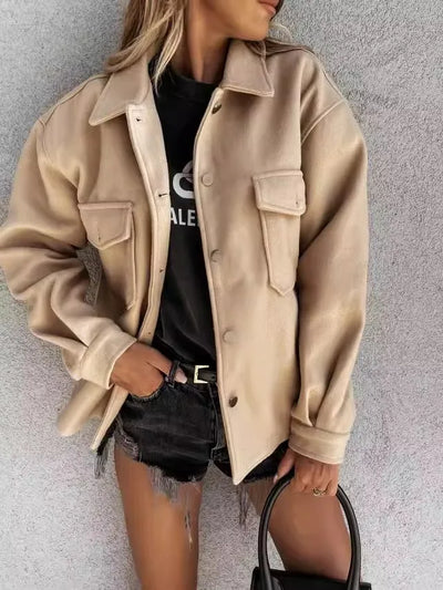 Bellaso - Trendy Knöpfe Jacke