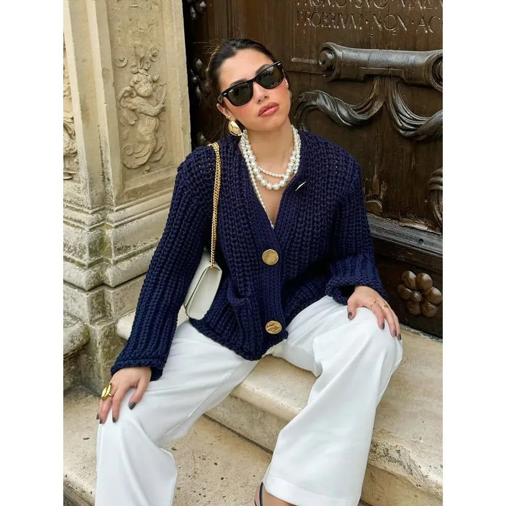 Bellaso - Lässige Strickjacke