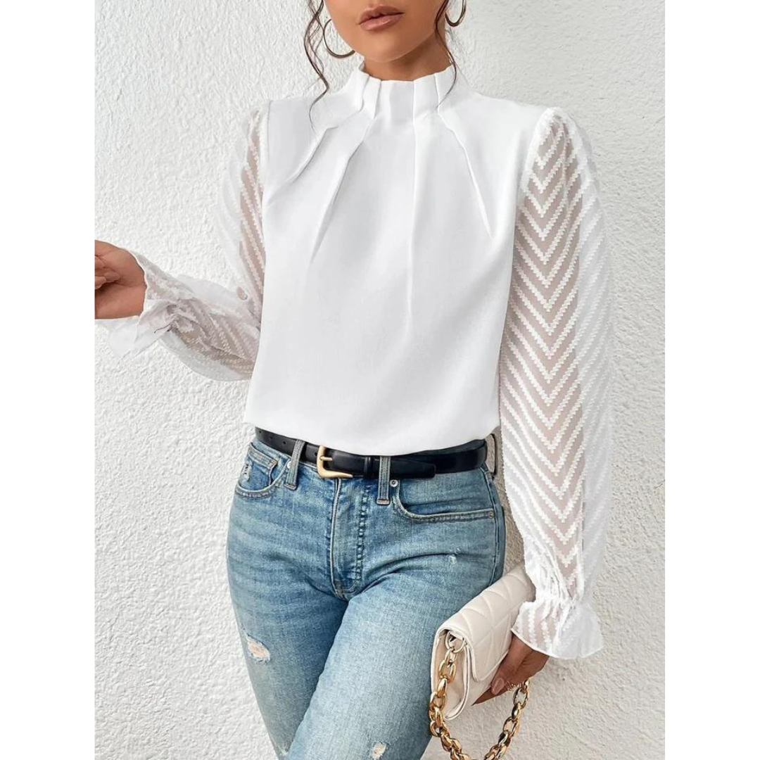 Bellaso | Damen Langarm Bluse | Lässig