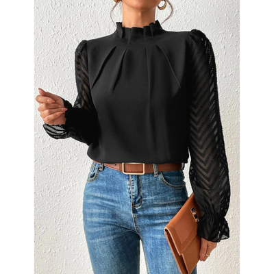 Bellaso | Damen Langarm Bluse | Lässig