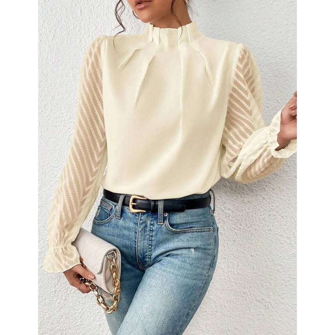 Bellaso | Damen Langarm Bluse | Lässig
