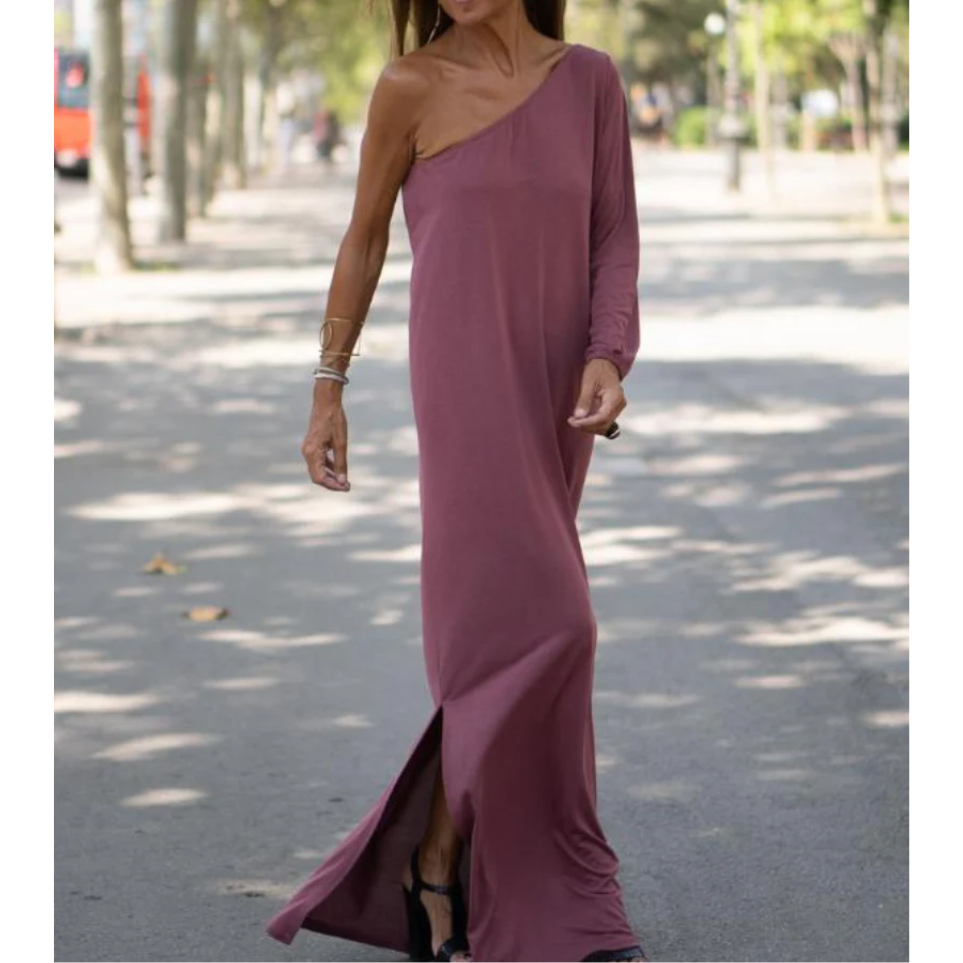 Aiden | Elegantes Kleid mit einer Schulter