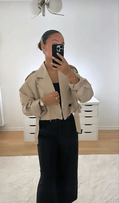 Bellaso - Kurzer Trenchcoat