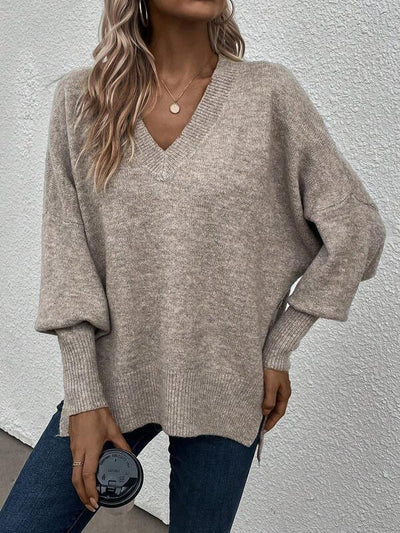 Bellaso Trend Grauer Langarmpullover